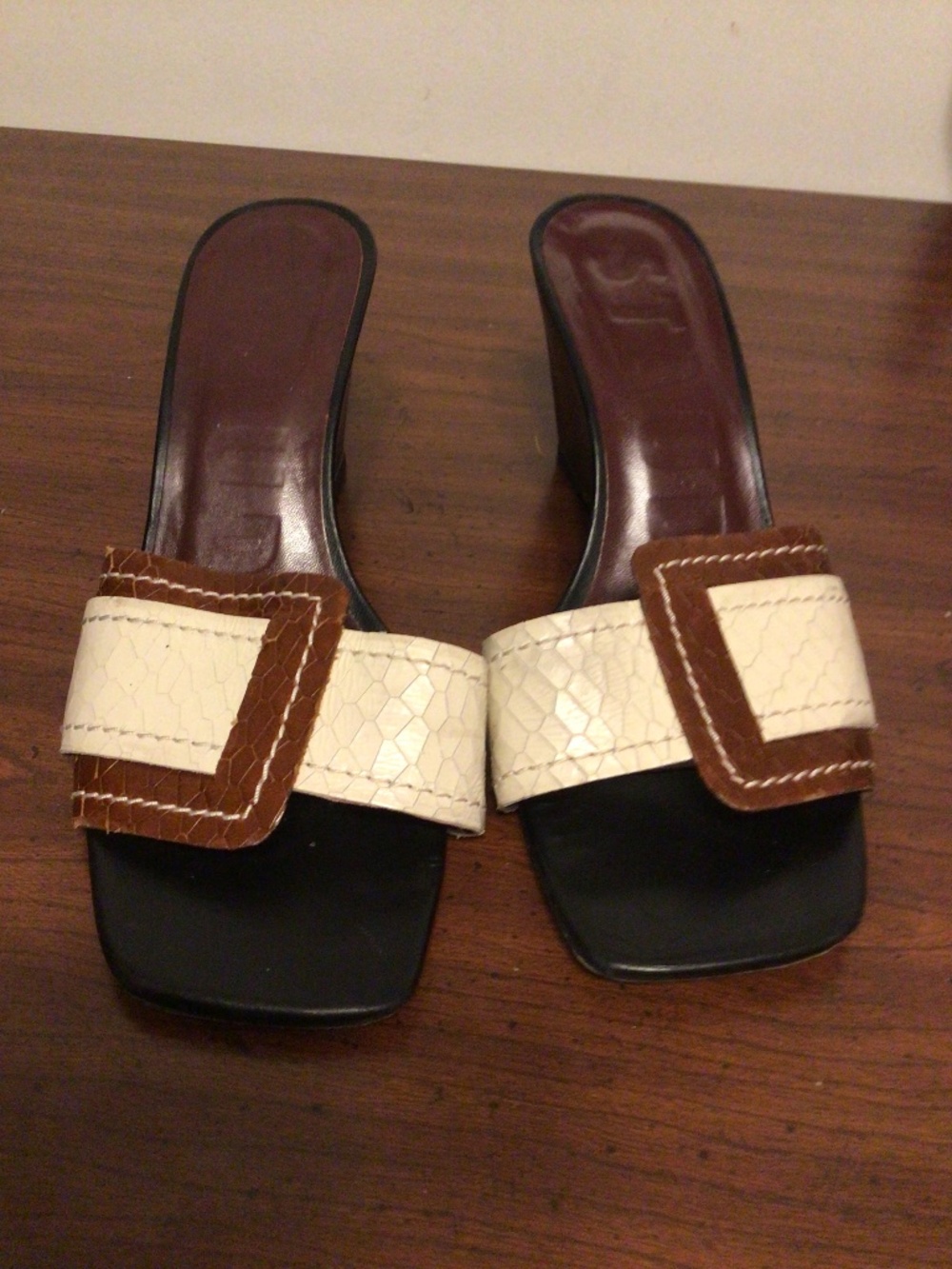 Staud stylish wedge heel slip on SZ Euro 38